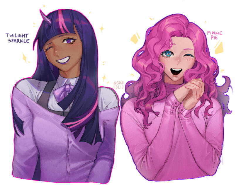 2024 - Twilight Sparkle and Pinkie Pie from My Little Pony